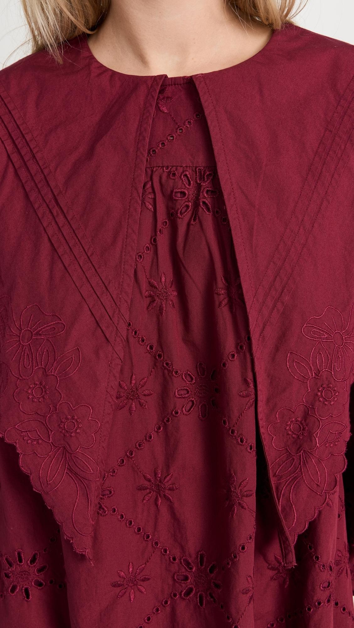 Damson Madder Clementine Collared Mini Dress | Lyst