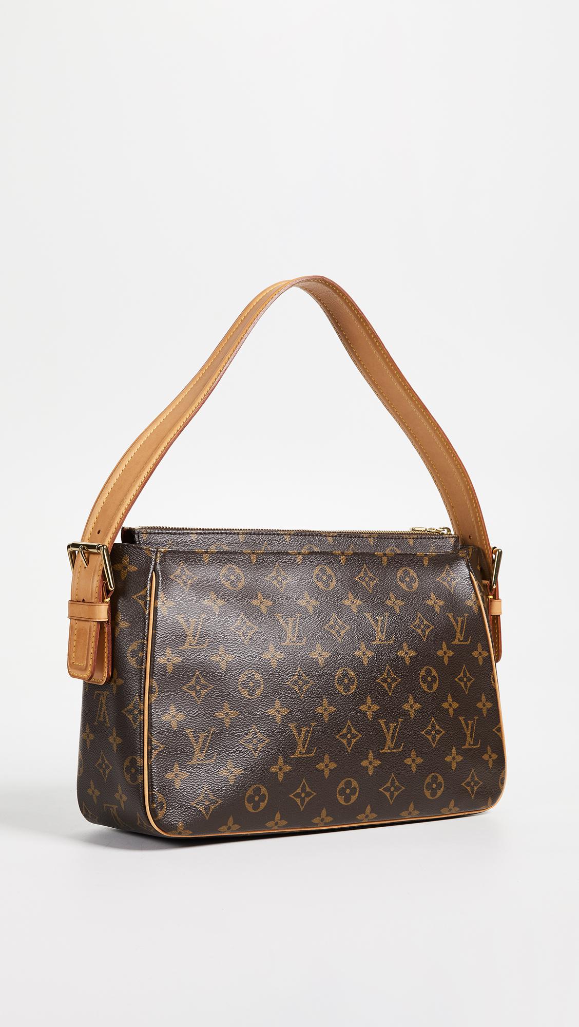 What Goes Around Comes Around Canvas Louis Vuitton Monogram A Vivacite Shoulder Bag in Brown - Lyst
