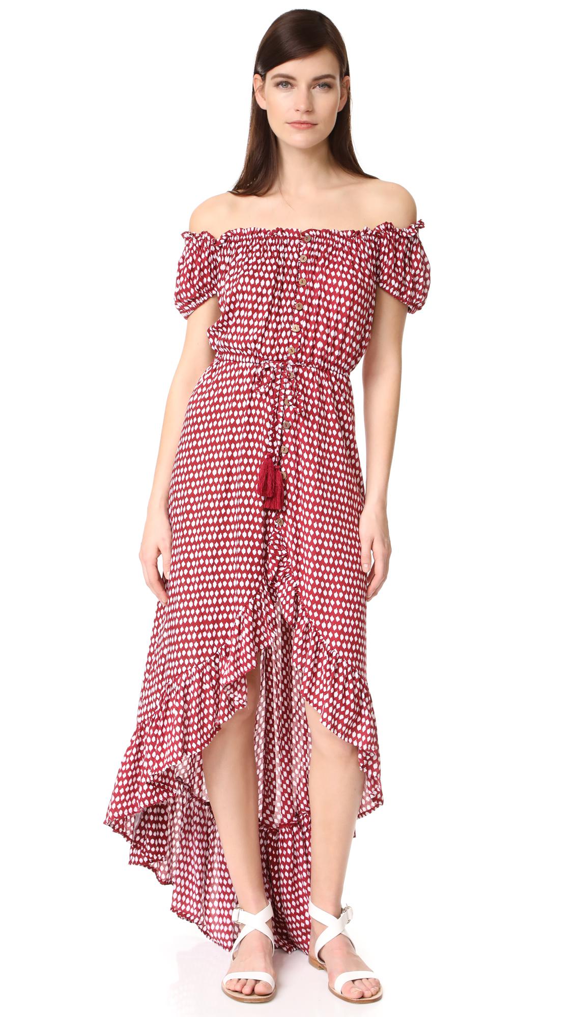 tiare hawaii riviera maxi dress navy