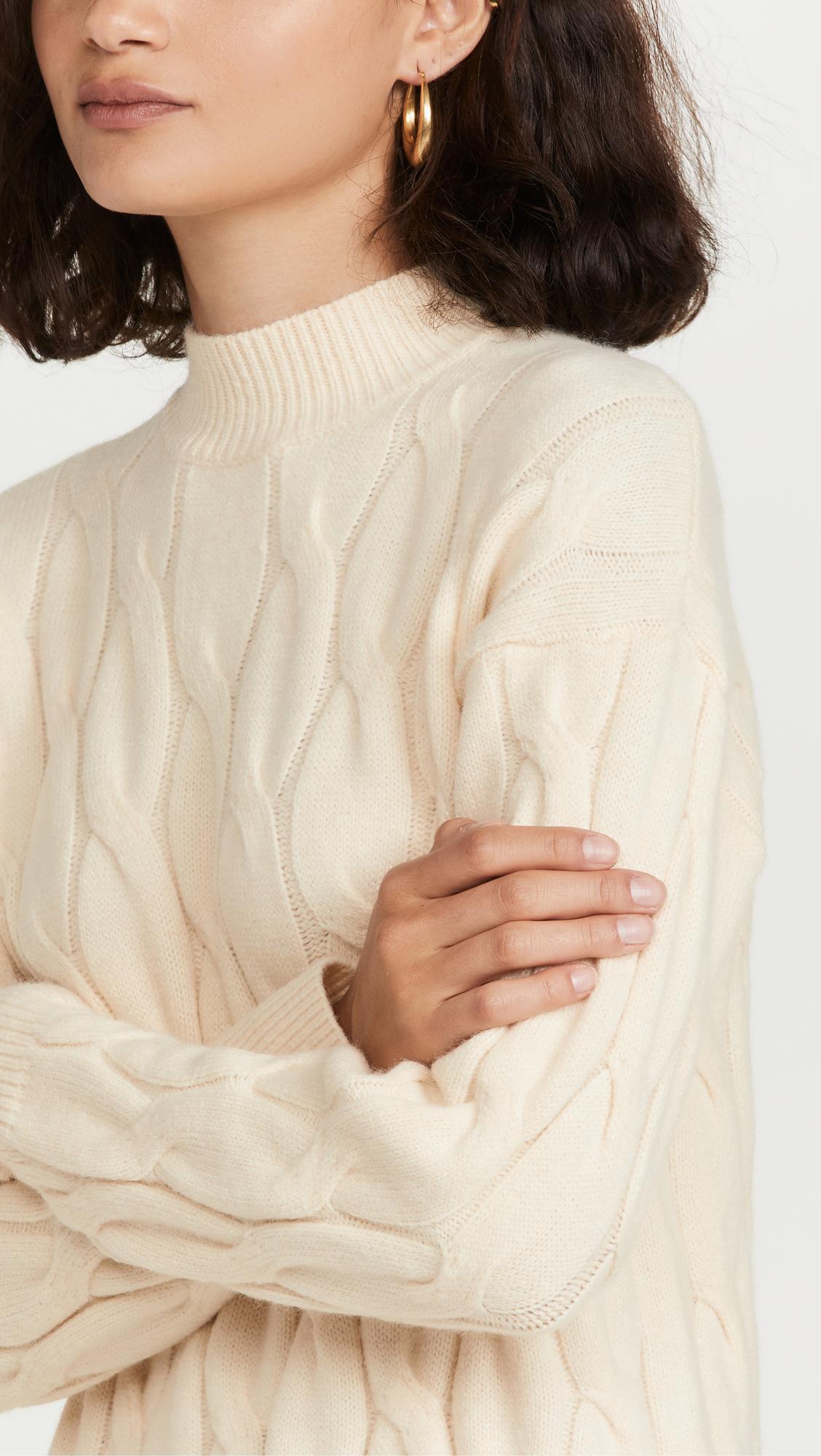 Line u0026 Dot Dorothy Sweater Dress in Natural | Lyst