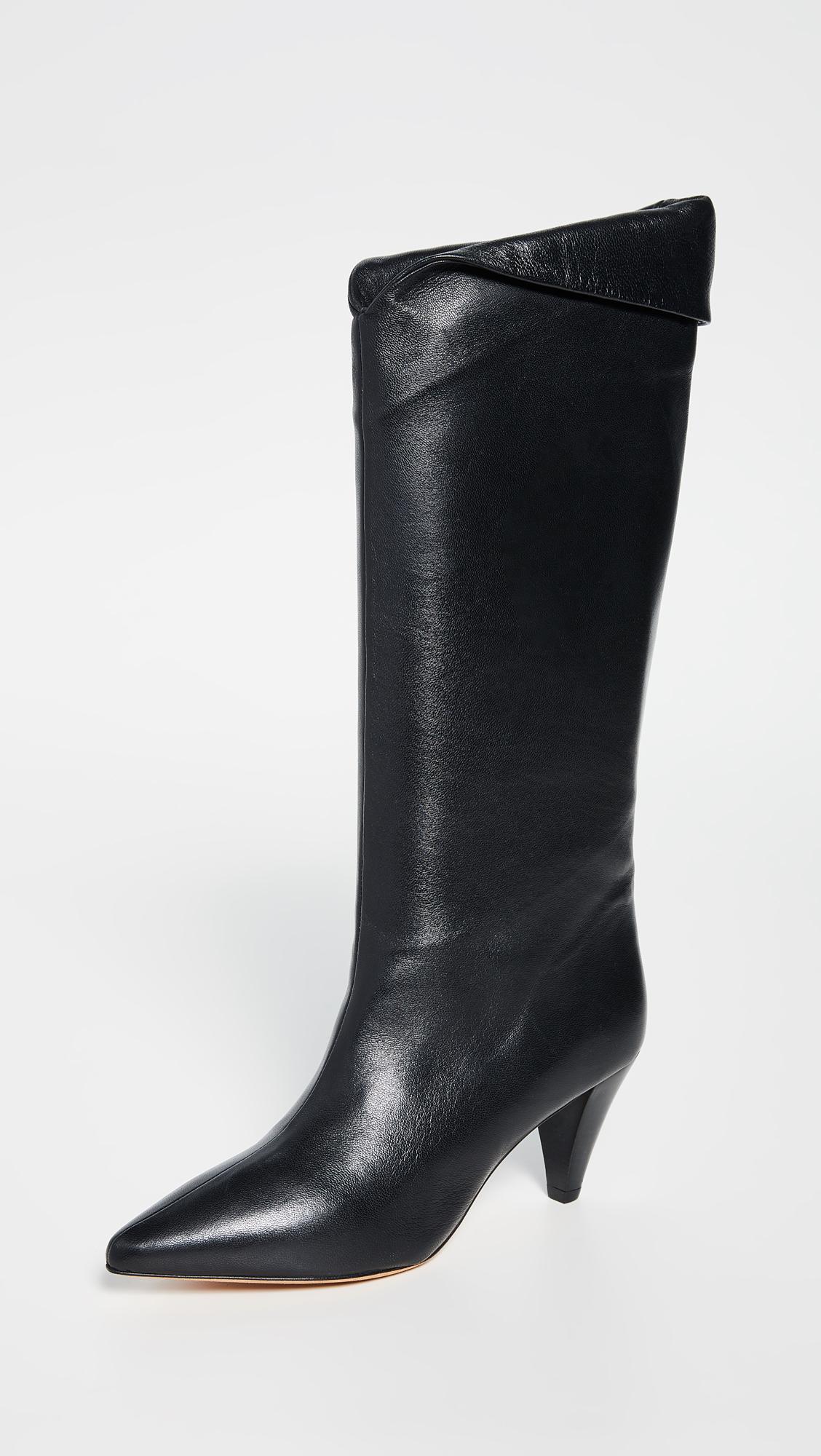 IRO Leather Deer Boots in Black - Lyst