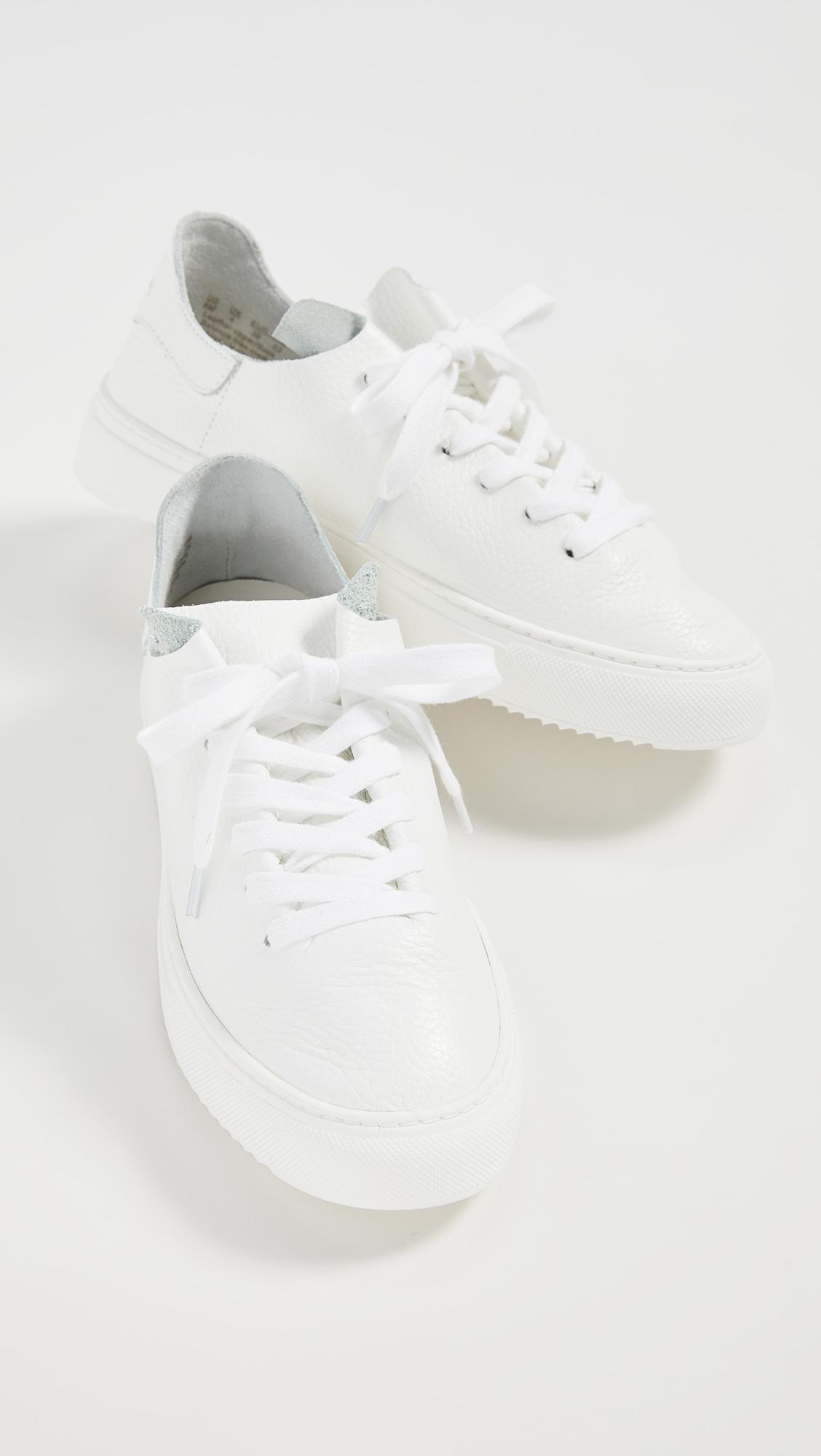 Sam Edelman Poppy Sneakers in White | Lyst