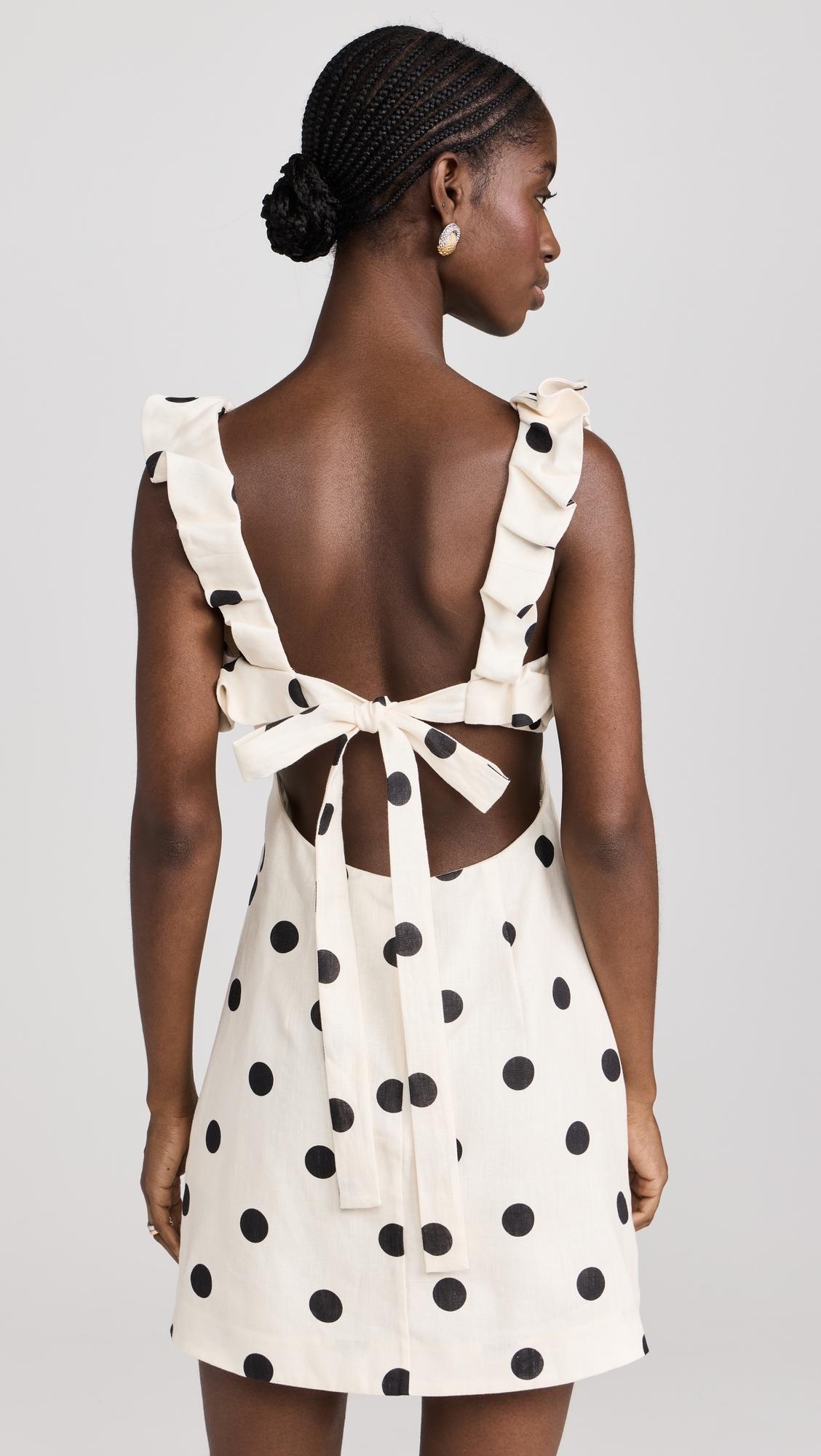 ワンピース Zimmermann SS25 CRUSH FRILL MINI DRESS (5731DR251 PIF) ZIMMERMANN - Crush Frill mini dress | Leam Roma - Luxury