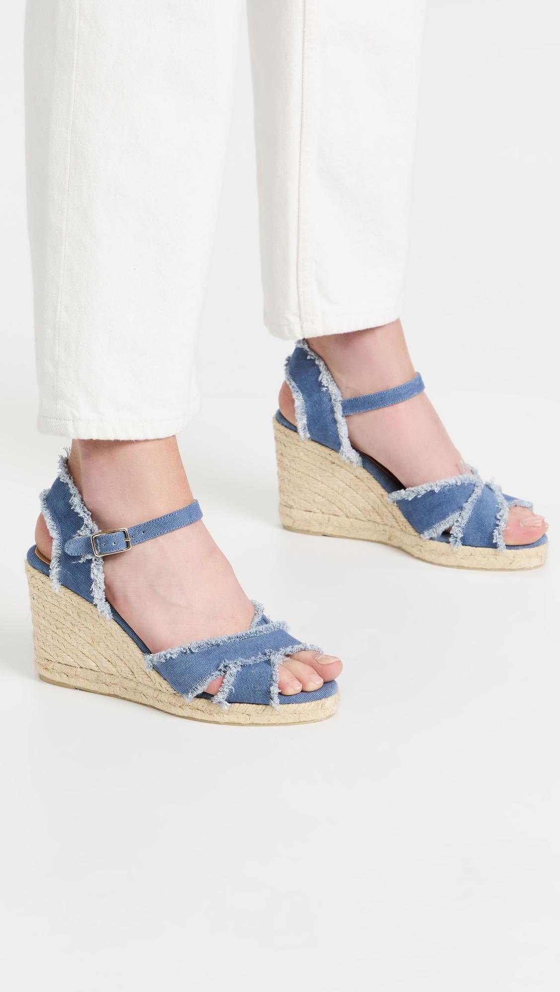 Espadrilles Castaner - Bromelia denim wedge espadrilles - BROMELIA8310