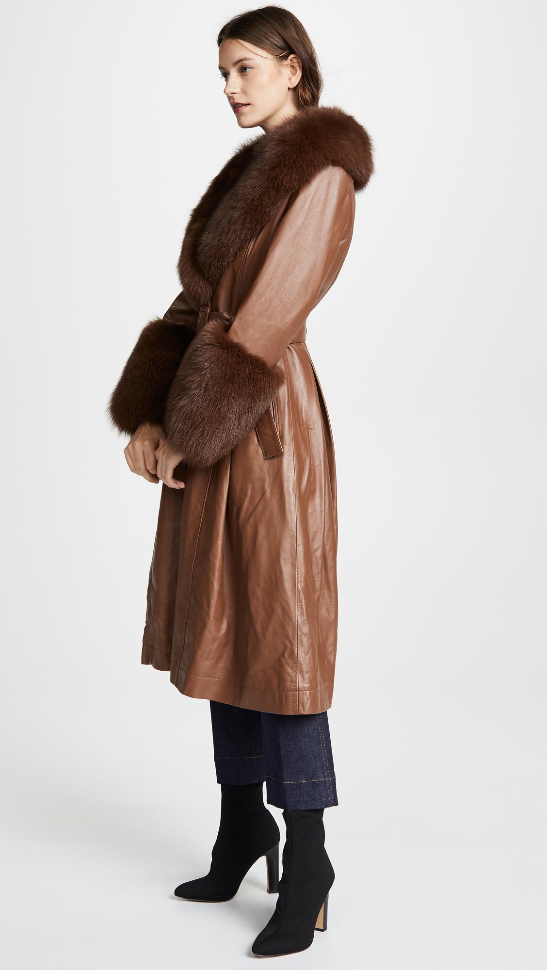 【関税込み】Saks Potts ブラウン Foxy シアリングコート saks-potts-Walnut-Foxy-Coat.jpeg