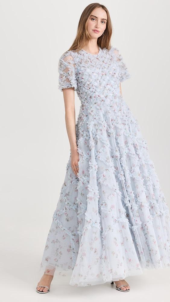 Needle and thread shimmer ditsy cheap gown