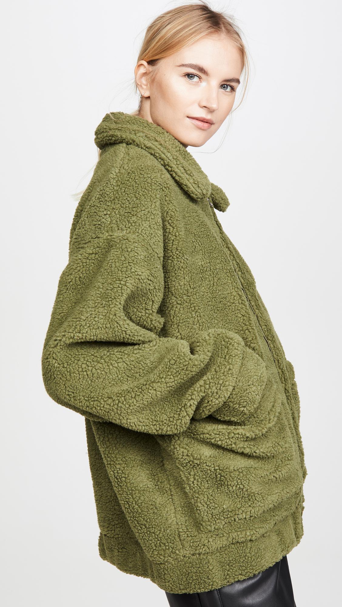 i am gia green pixie coat