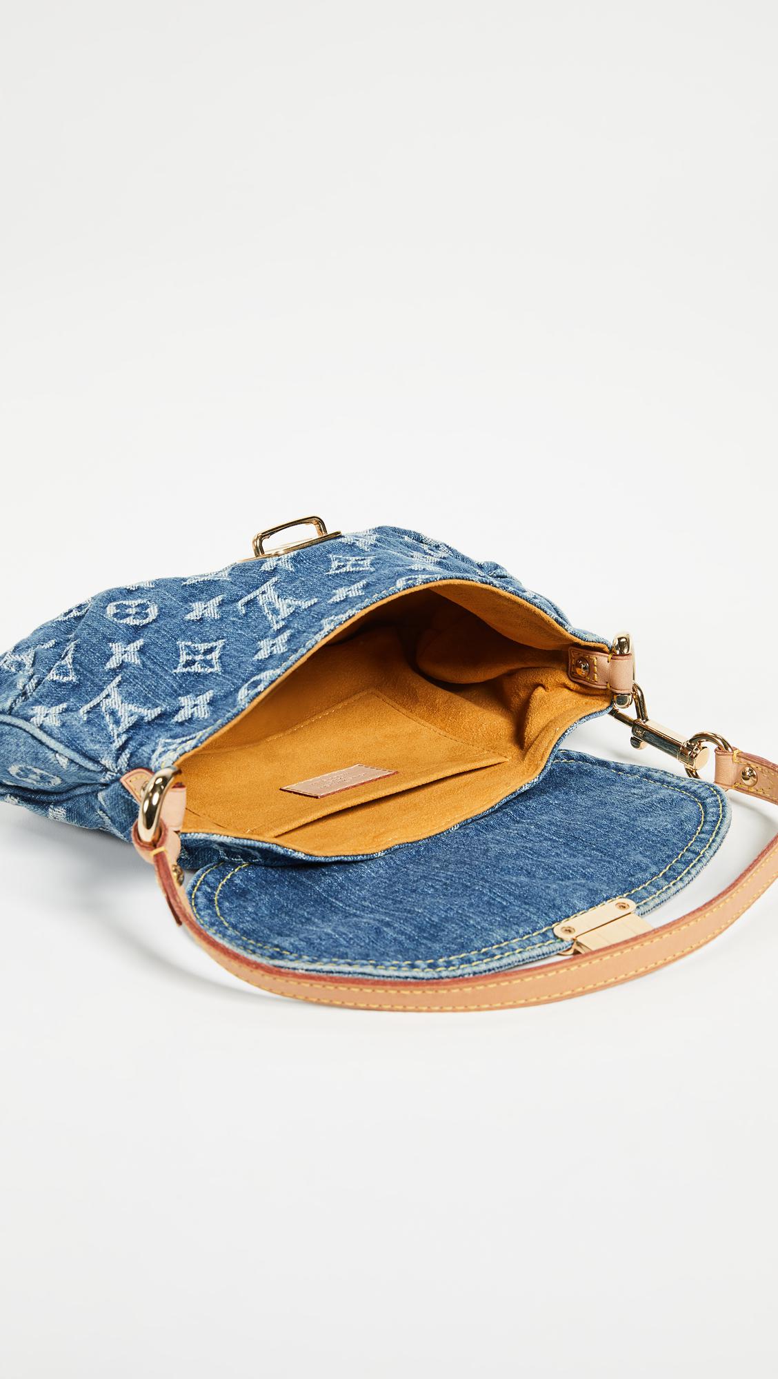 Louis Vuitton Monogram Denim Mini Pleaty - Blue Shoulder Bags