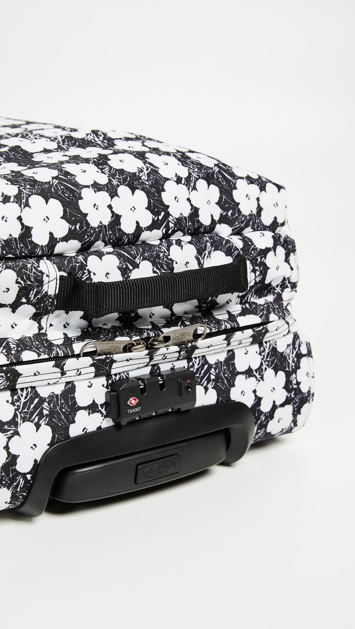 Eastpak Tranverz Andy Warhol Duffel Suitcase in aw Floral (Black 