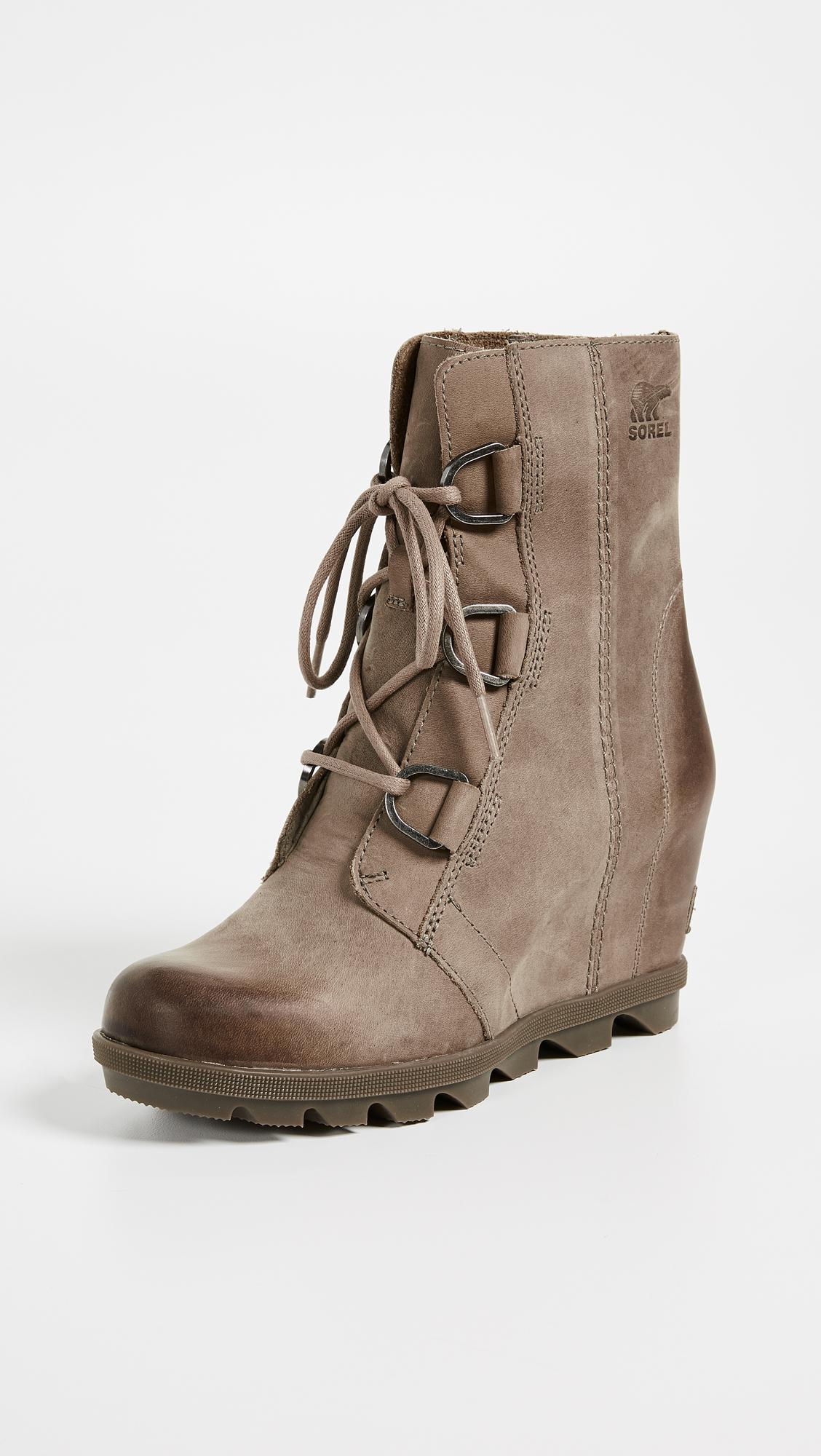sorel ash brown wedge