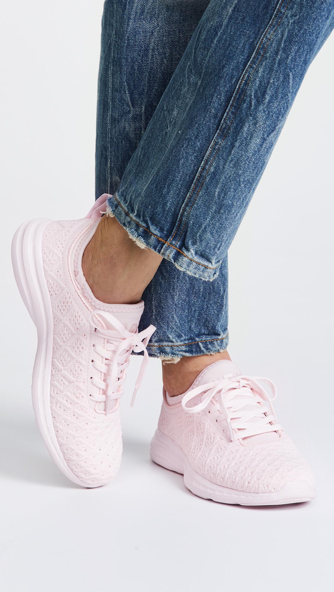 apl pink sneakers