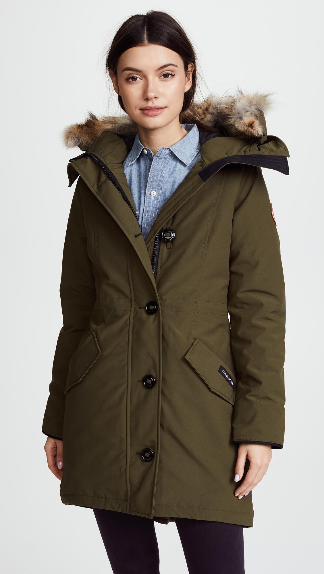 canada goose Raincoats Military Green canada goose Raincoats Military Green