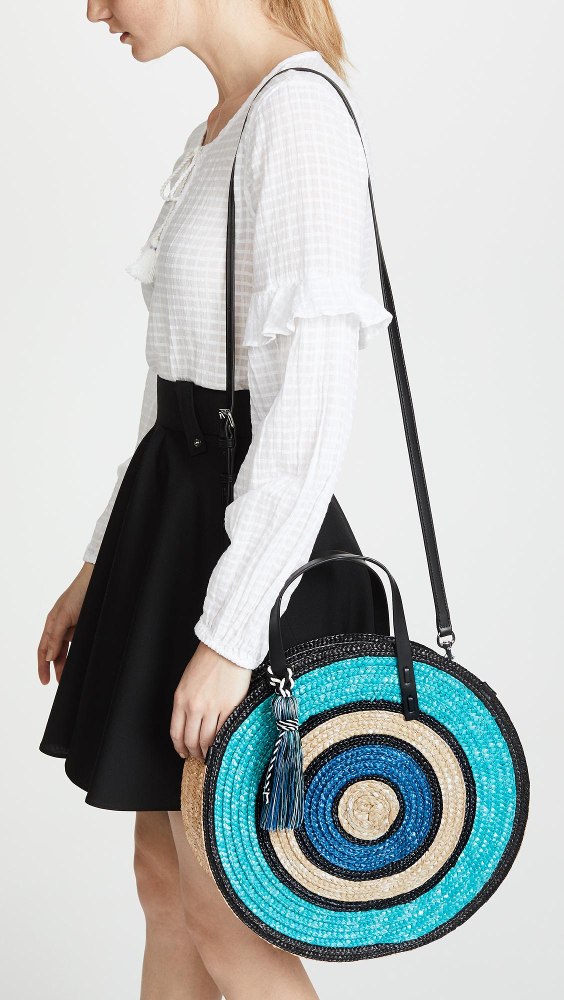rebecca minkoff straw circle tote