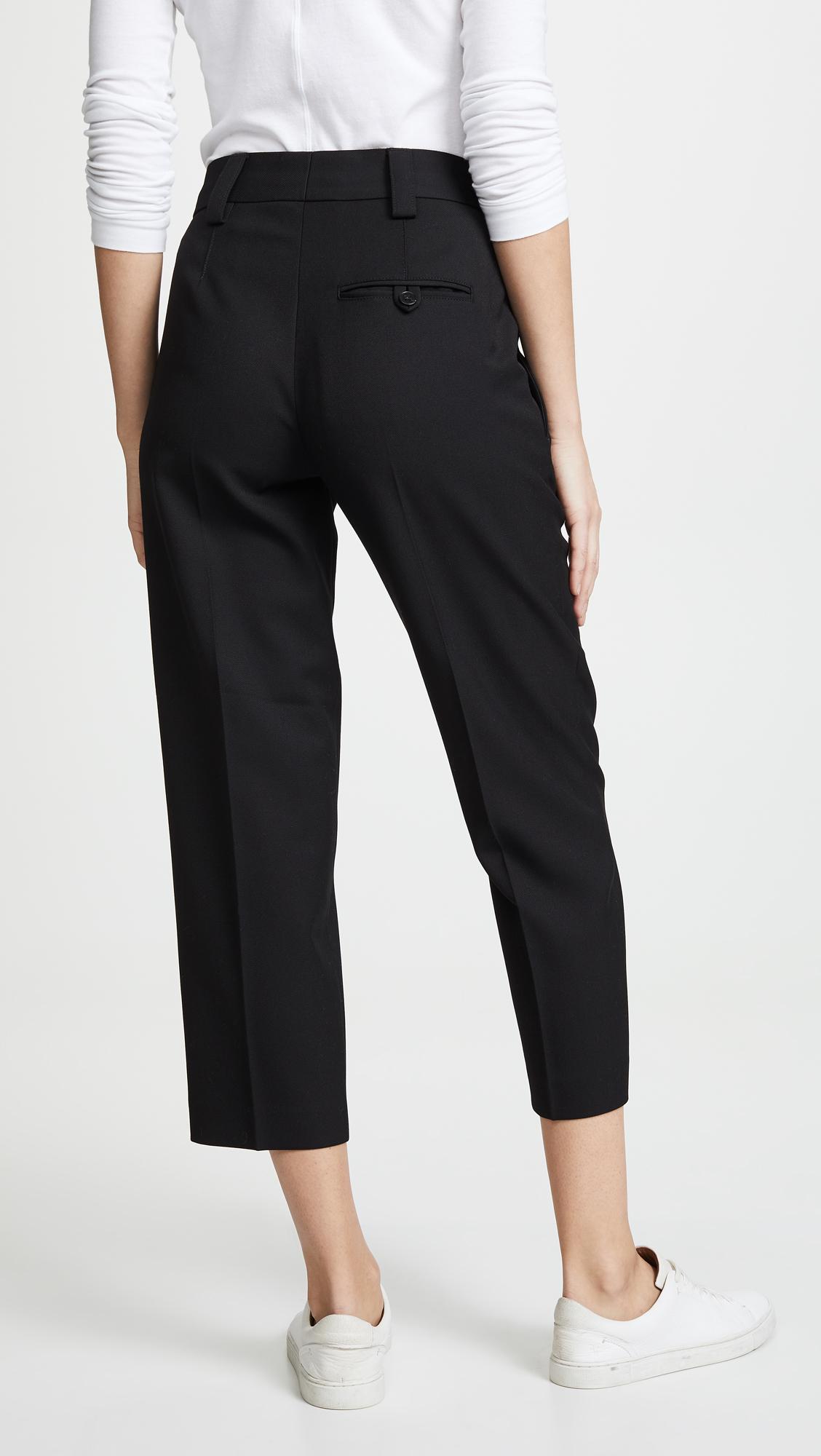 Acne Studios Synthetic Light Summer Trousers in Black - Lyst