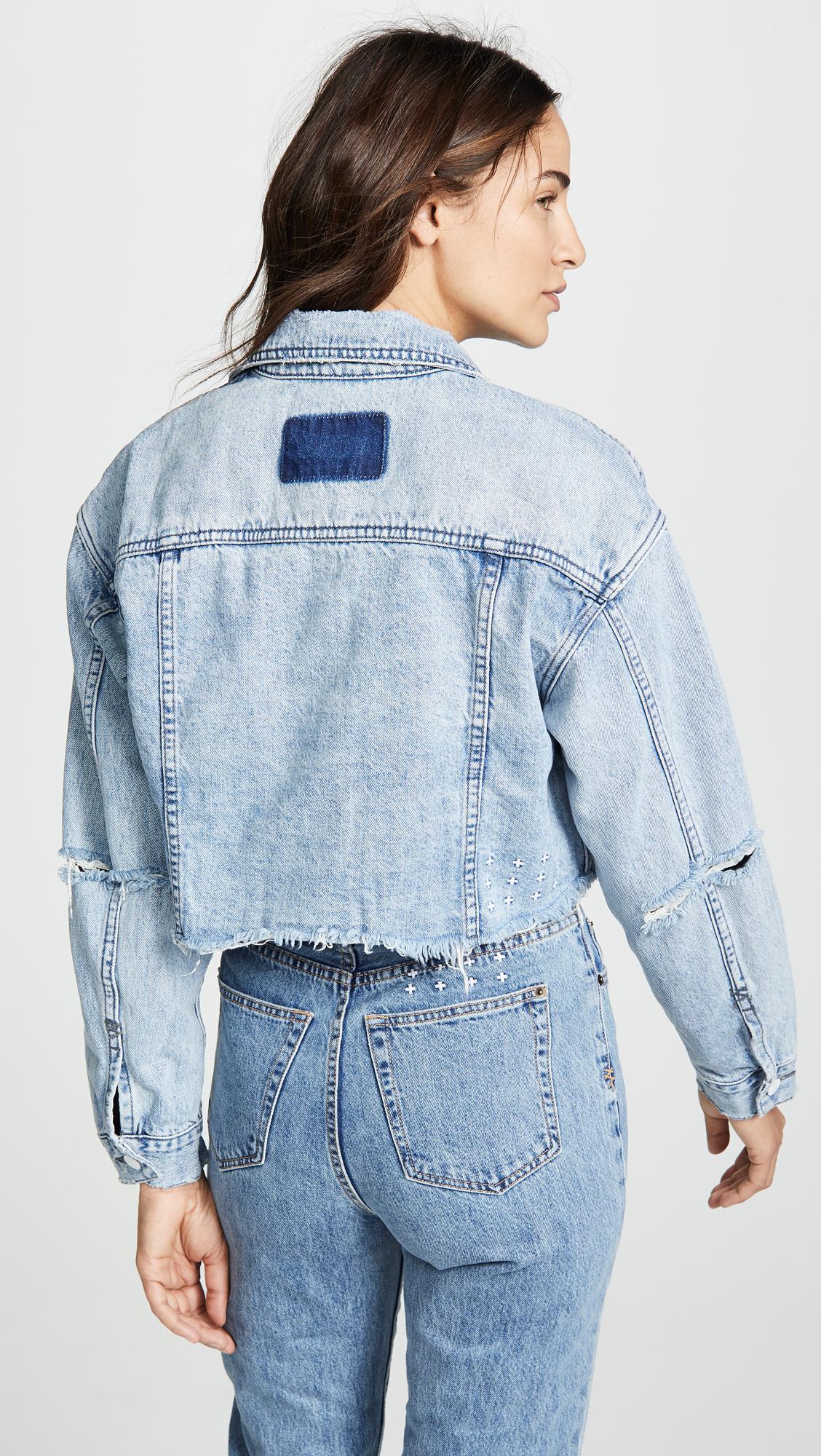 ksubi cropped denim jacket