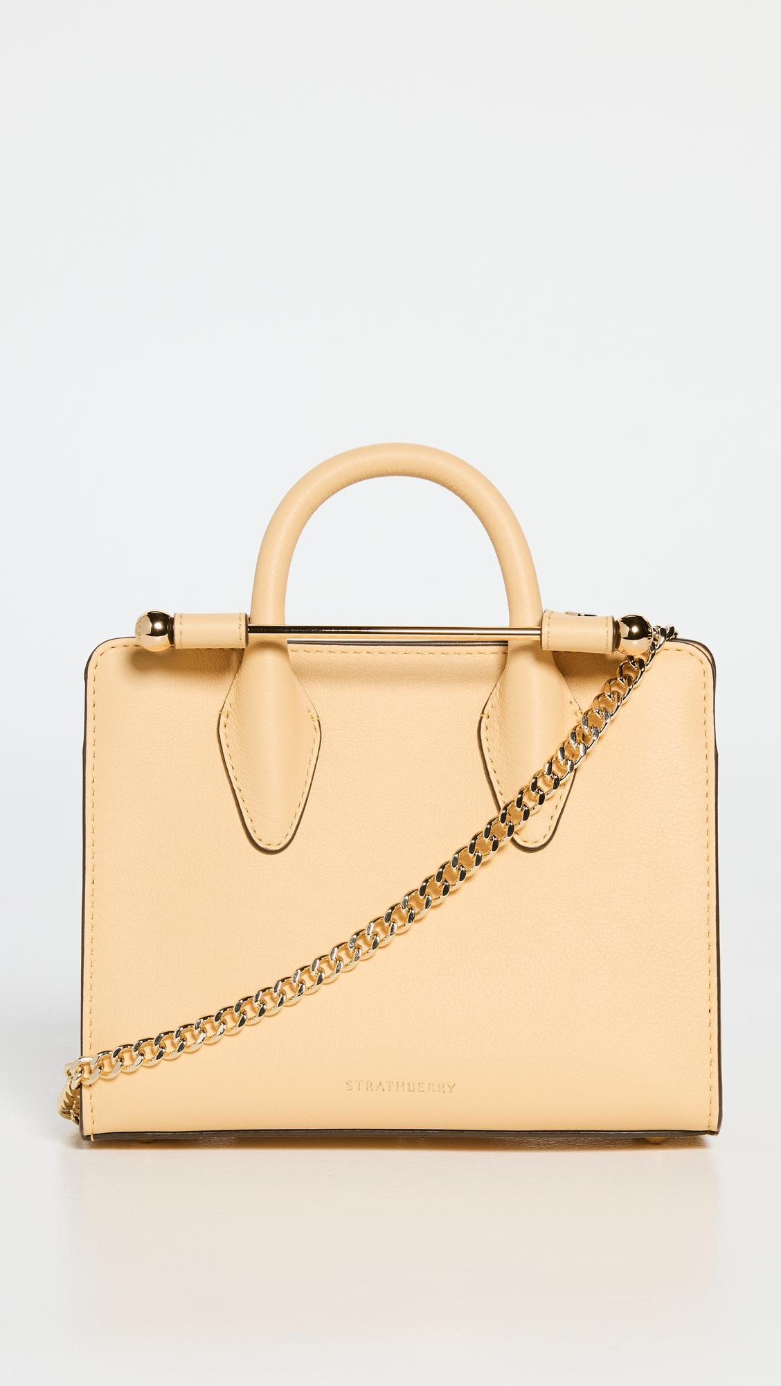 Strathberry Nano Tote in Natural | Lyst