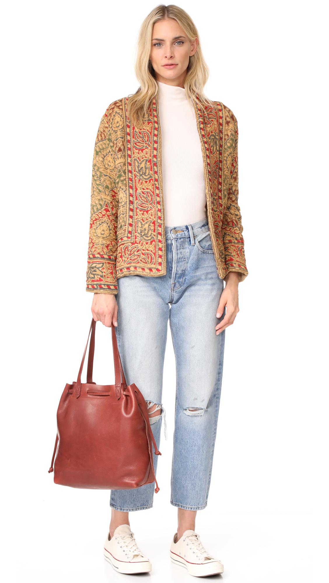 madewell medium drawstring transport tote