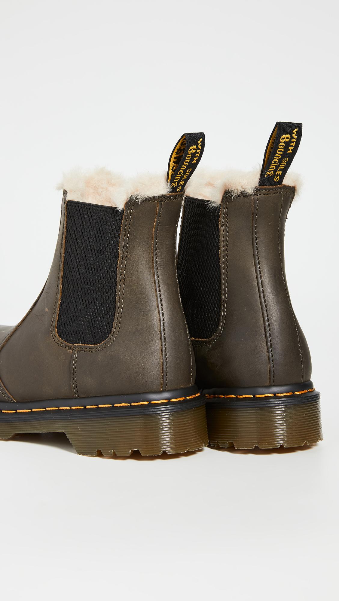 Dr. Martens 2976 Leonore Chelsea Boots in Olive (Green) - Lyst