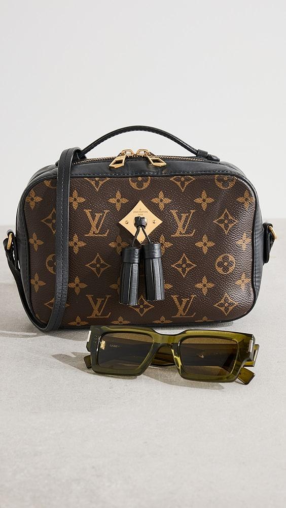 What Goes Around Comes Around Louis Vuitton Black Vernis Alma Bb
