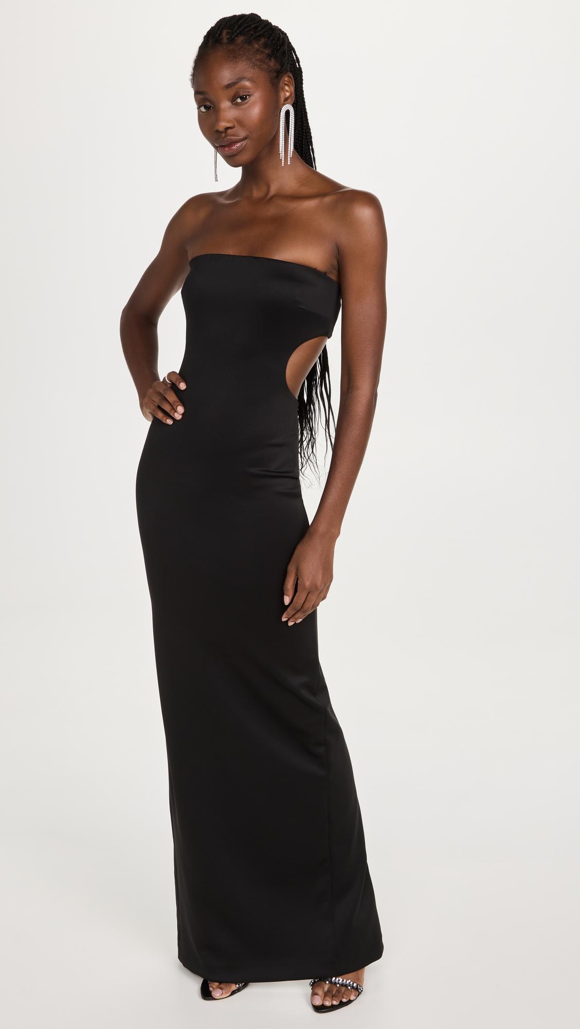 black halo spice gown