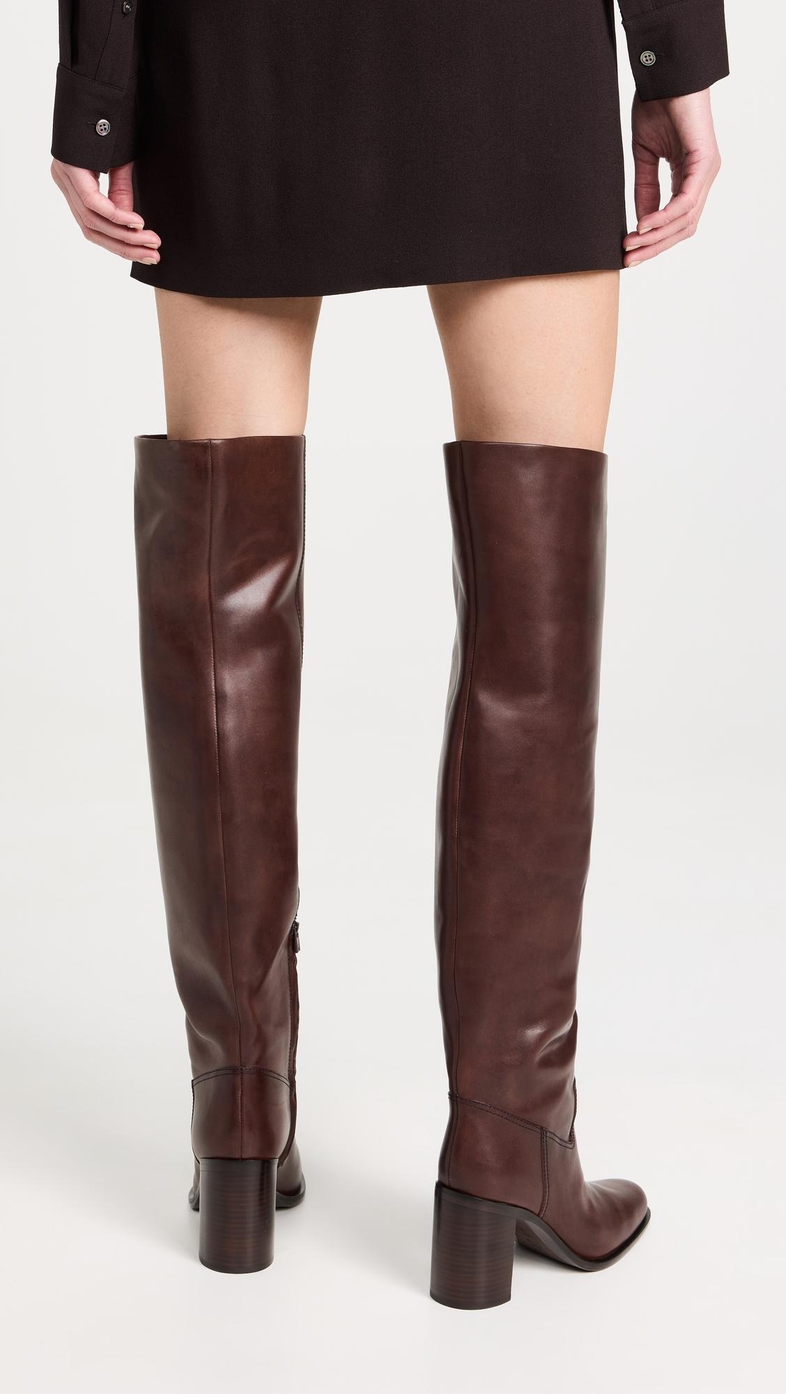 Loeffler randall over the shop knee boots