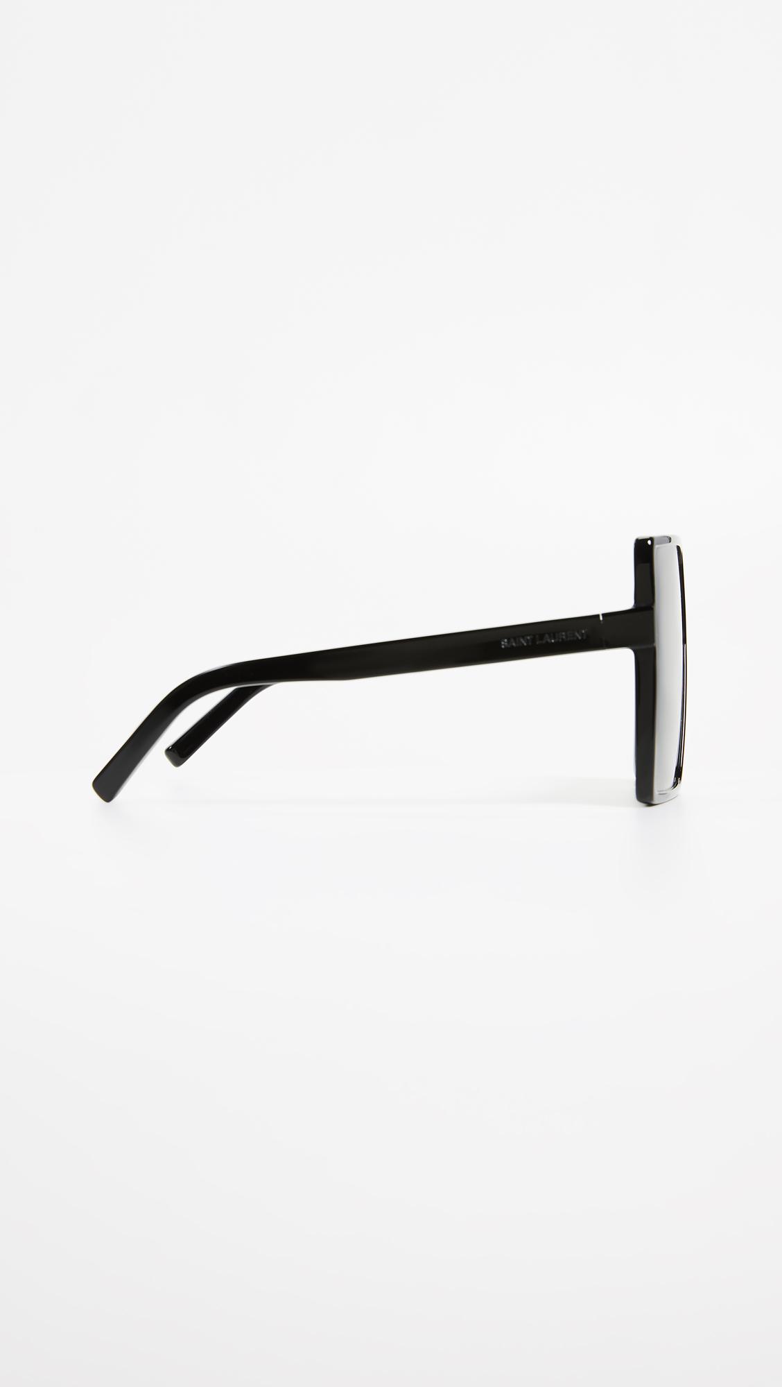 Saint Laurent Sl 183 Betty Sunglasses in Gray Lyst