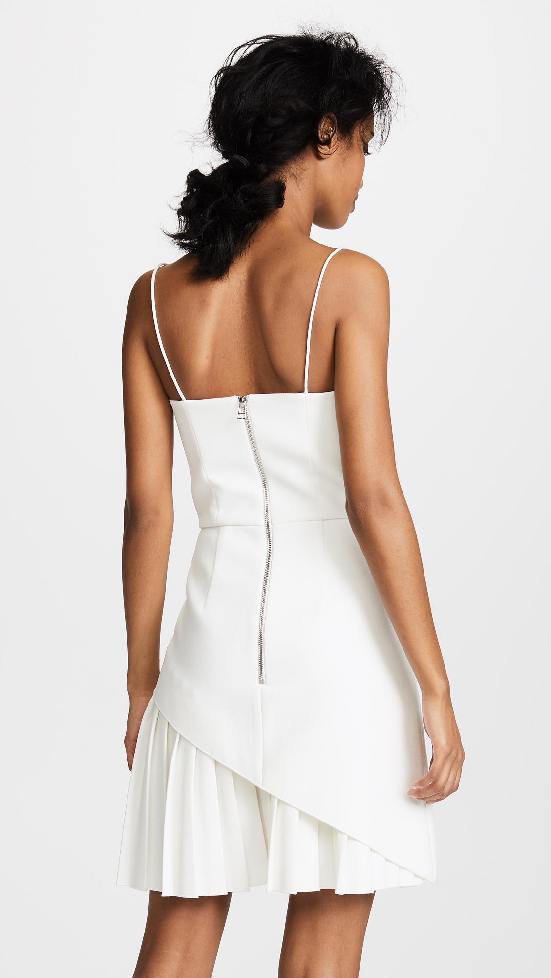 dion lee coil pleat dress