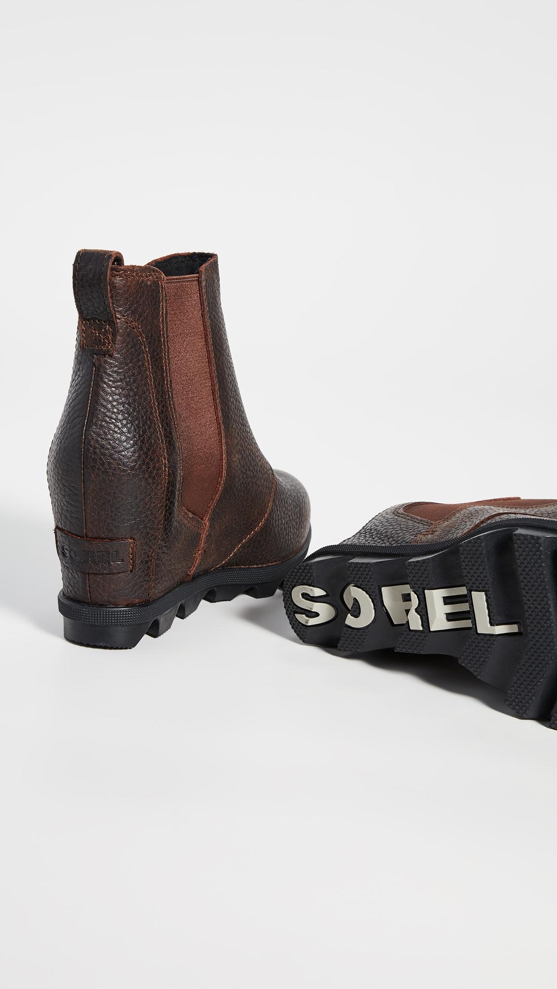 women's sorel joan of arctic wedge ii chelsea boots