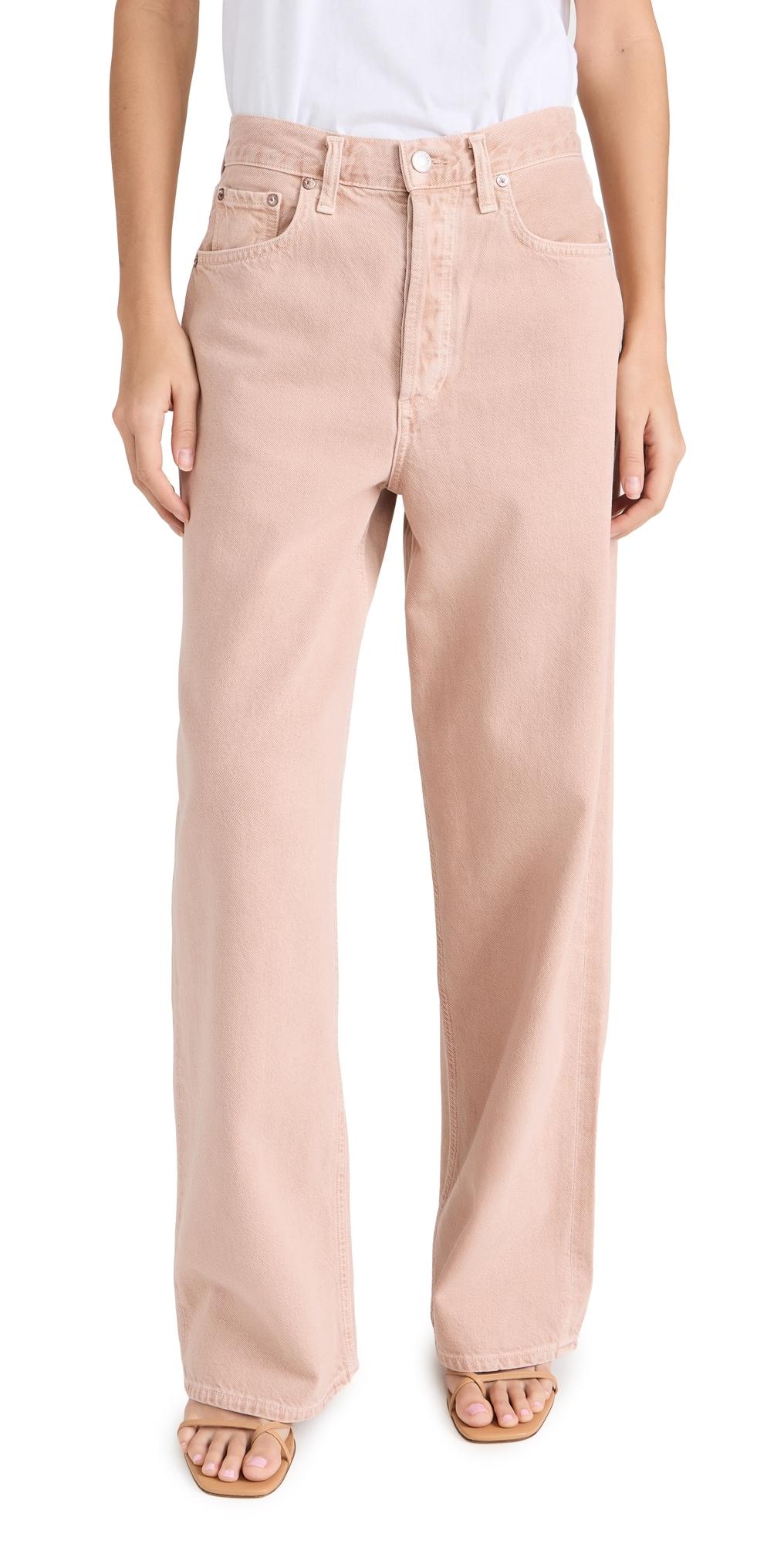 Agolde pink sale jeans
