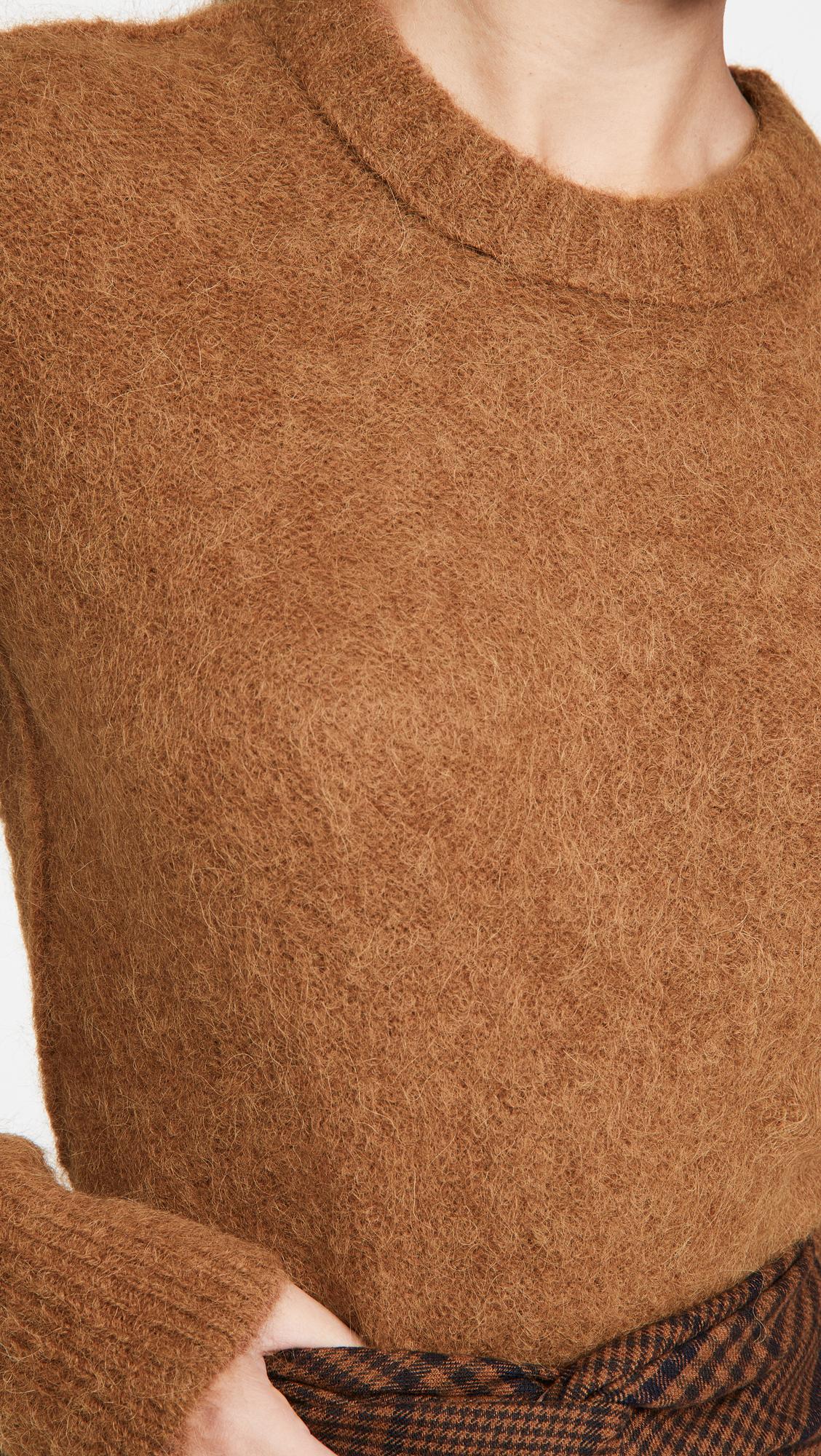 Helmut lang shrunken crew sweater Clearance