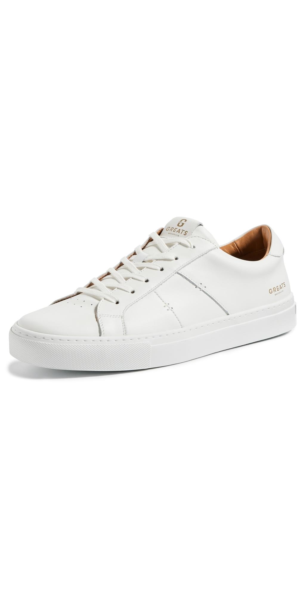 greats white sneakers