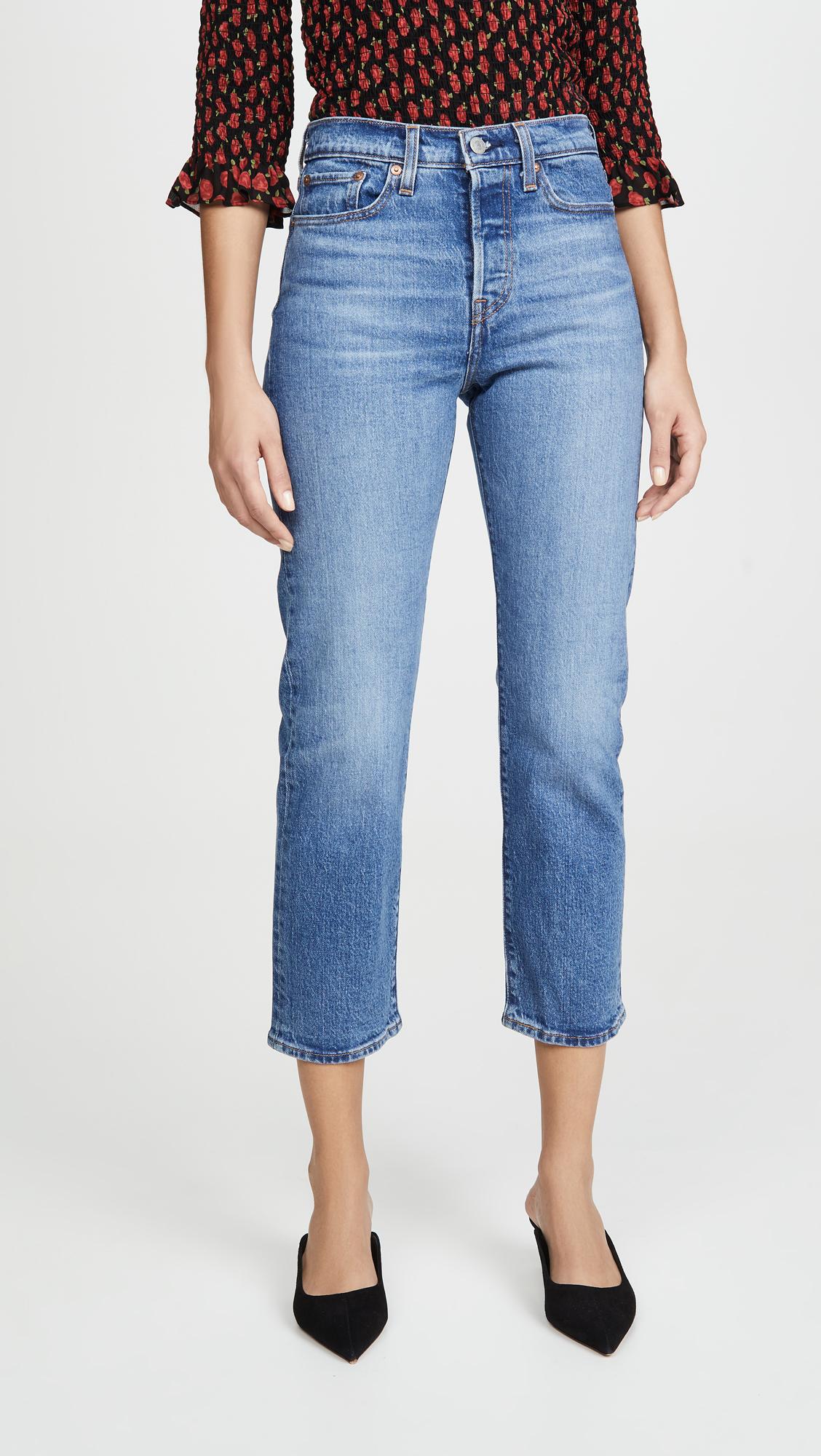 wedgie straight jeans levi's