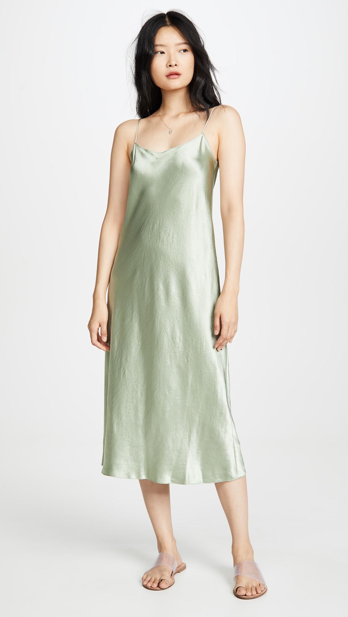 sage green slip