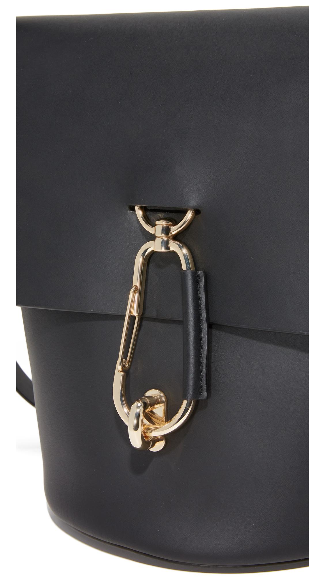Zac Zac Posen Leather Belay Shoulder Bag in Black Lyst