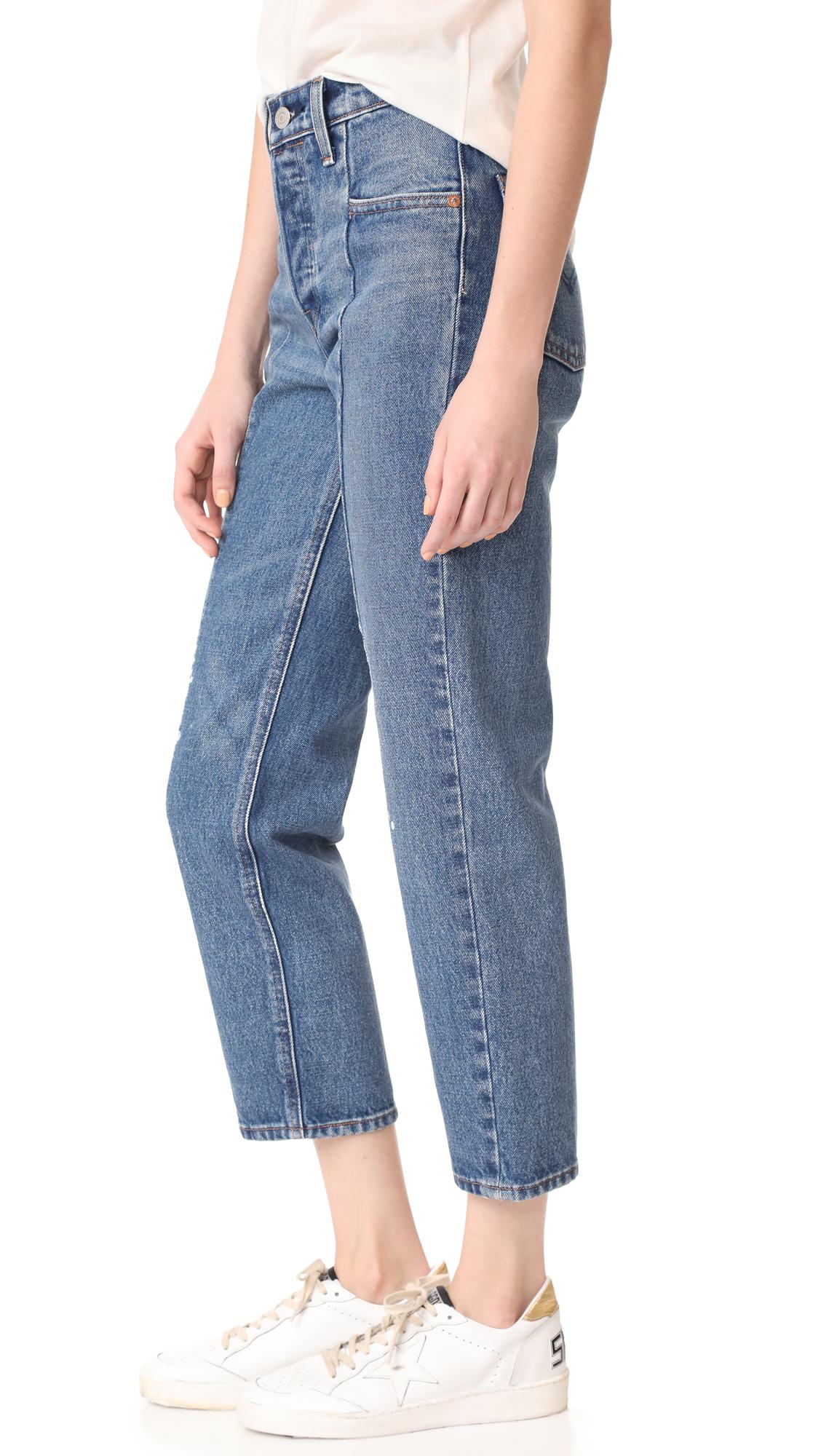 Levi's Denim Altered Straight Jeans in Blue - Lyst