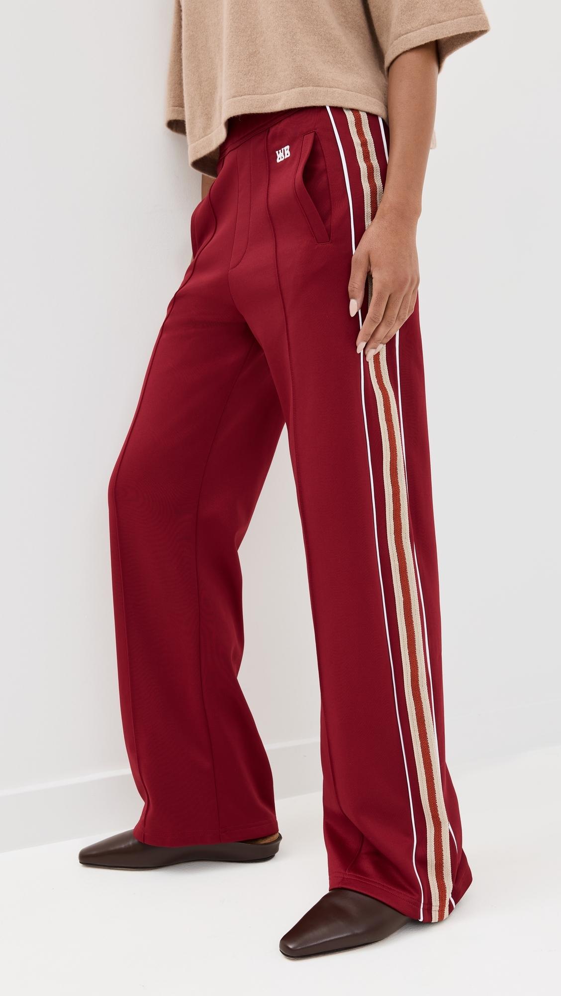Wales Bonner Pleat-front MALINKE Trousers with Side Stripes