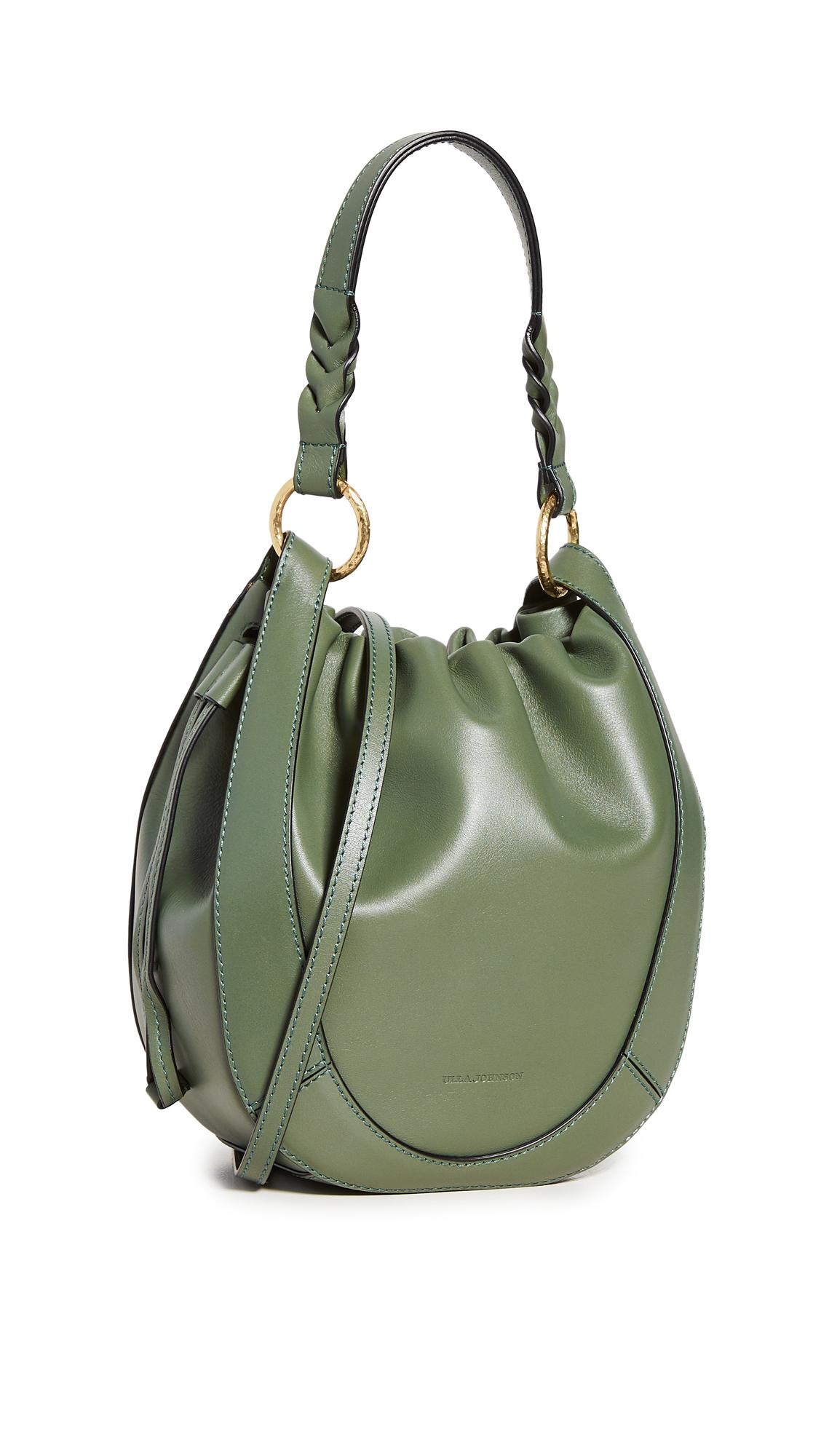Ulla Johnson Hilma Bucket Bag in Green | Lyst
