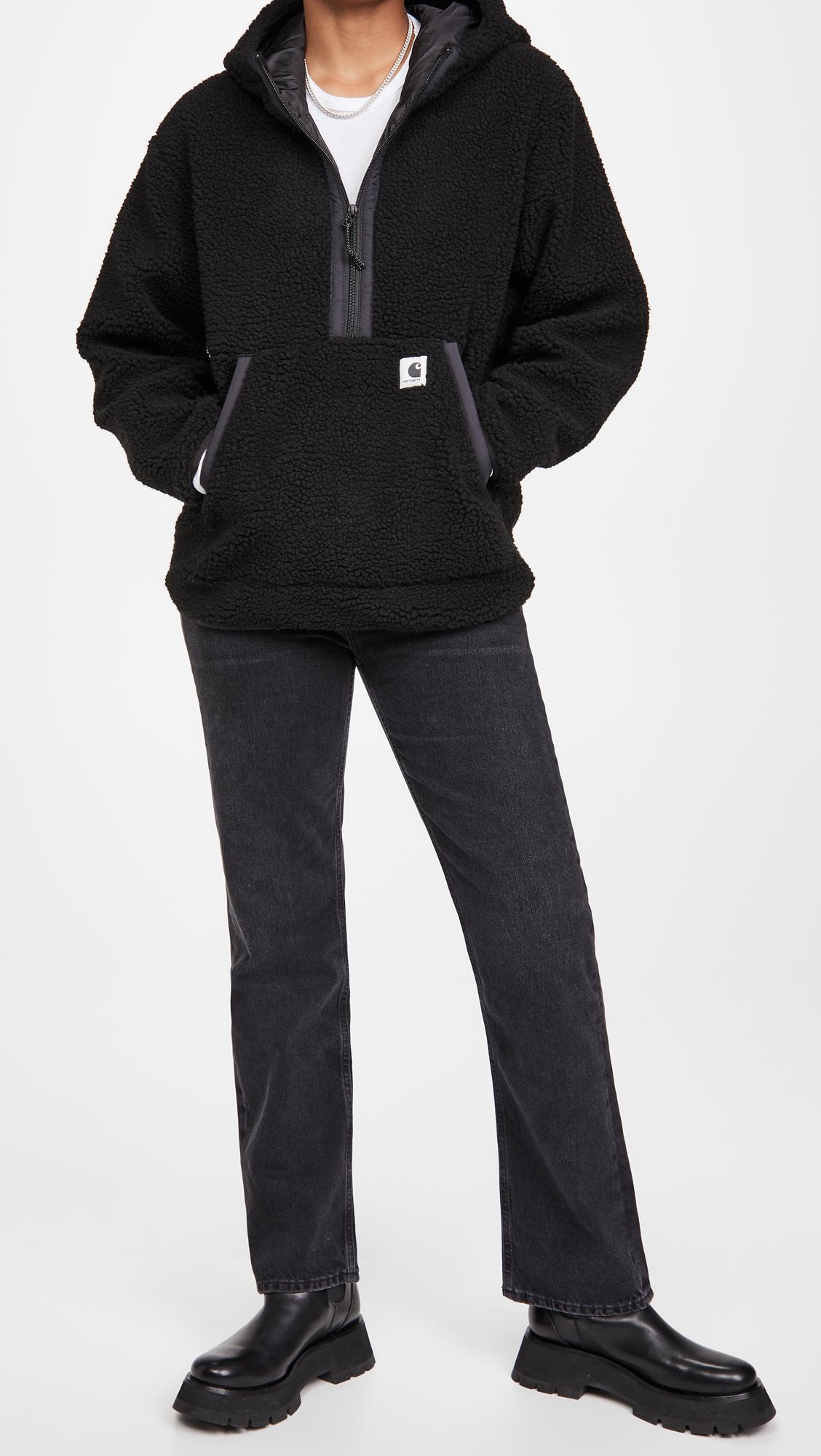 Carhartt WIP W' Hooded Loon Liner Sweatshirt in Black | Lyst
