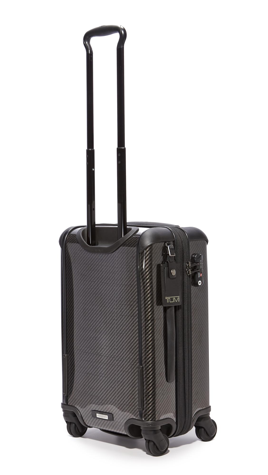 Tumi International Expandable Carry On Suitcase in Black Graphite