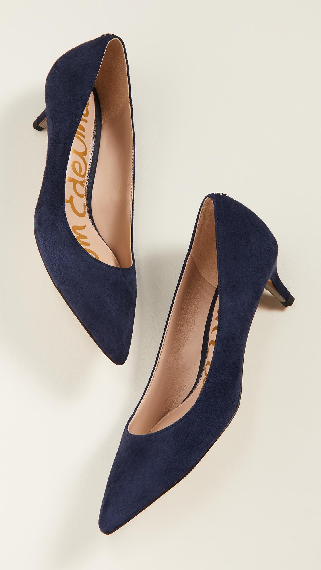 sam edelman navy blue pumps