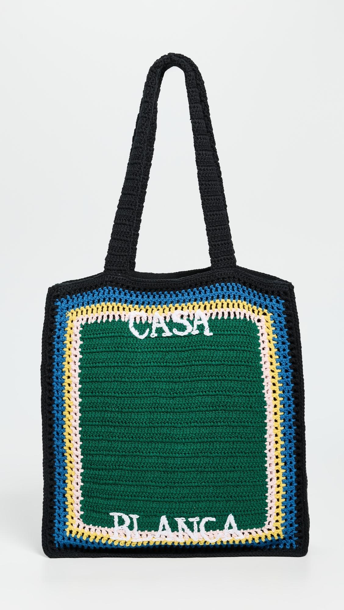 トートバッグ CASABLANCA Woman Tote bags Multicolor AS25BAG122 01 Casablanca - Jeanne Colorblock Top Handle Bag – Be in the Pink