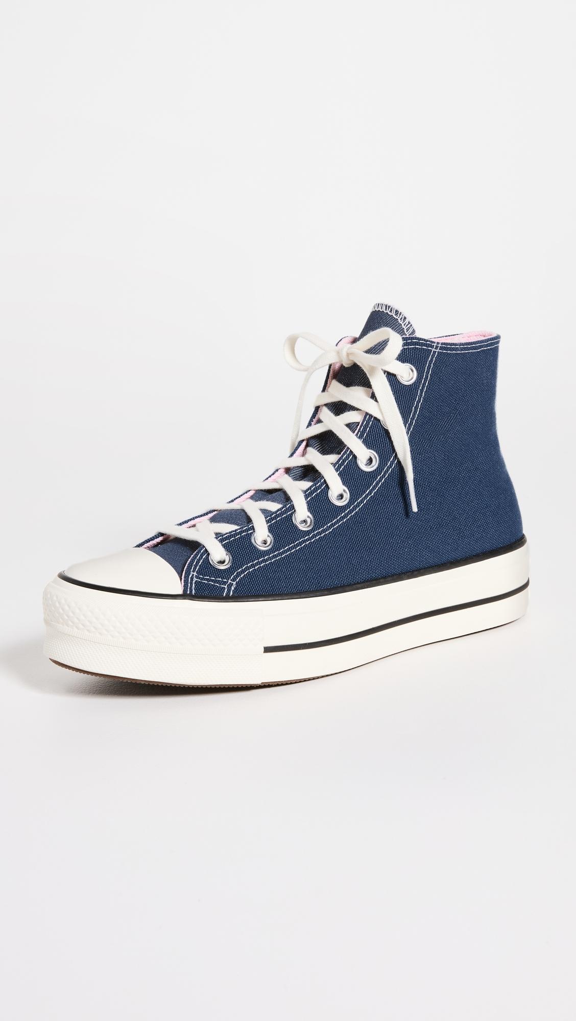 Converse Chuck Taylor All Star Lift Platform Denim Fashion