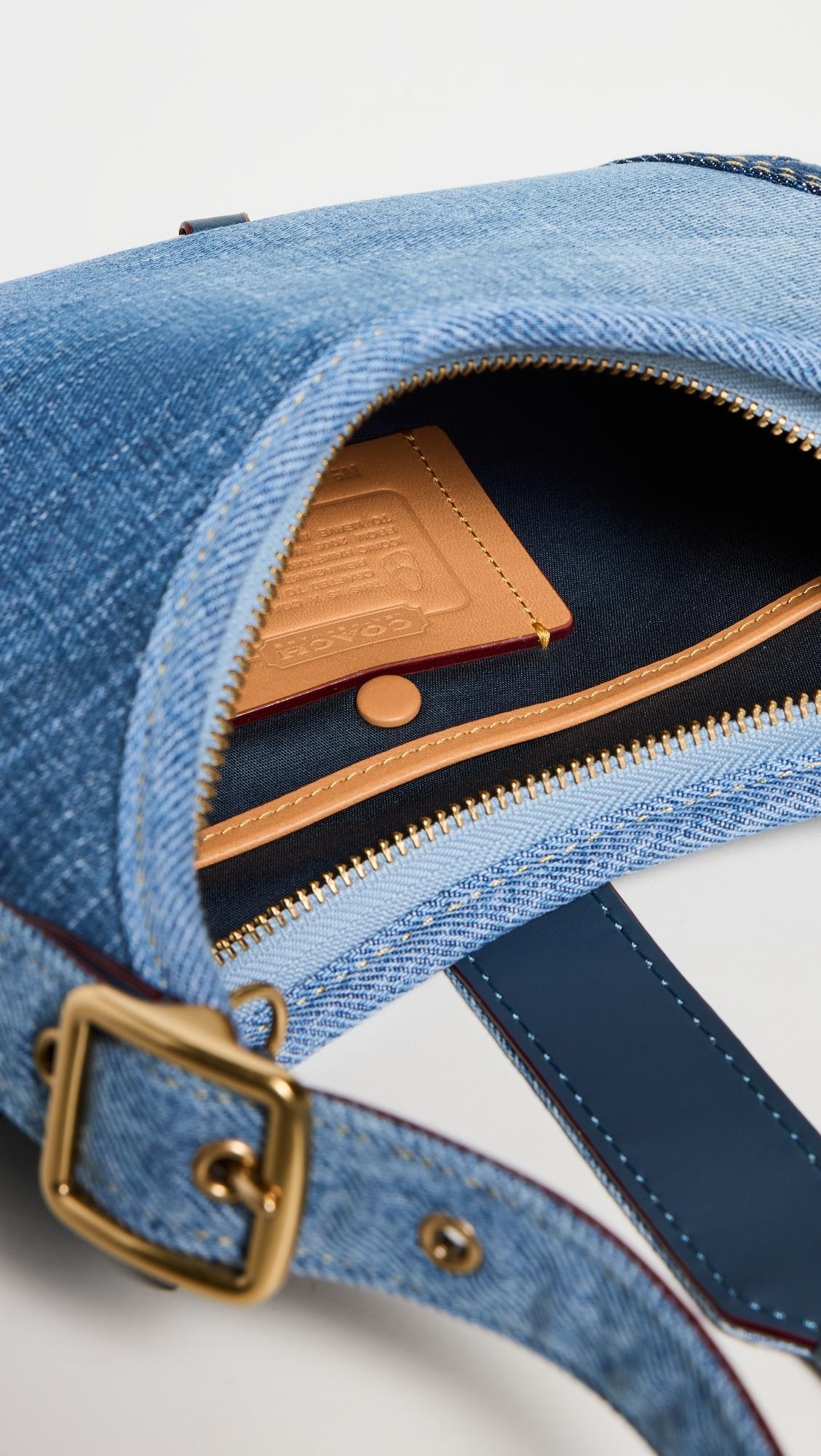 COACH The Originals Denim Hamptons Hobo in Blue | Lyst