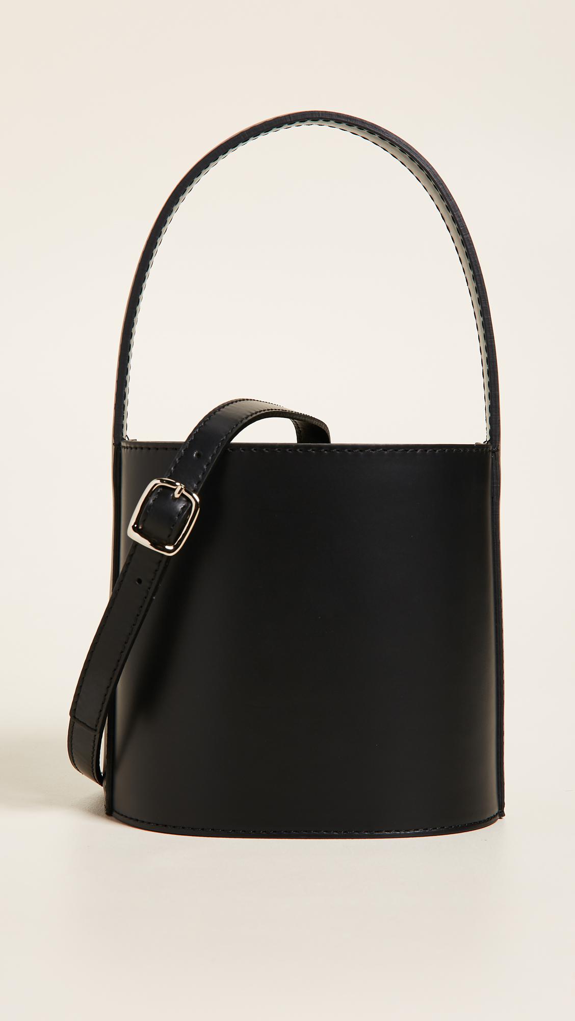 STAUD Leather Bissett Bag in Black - Lyst