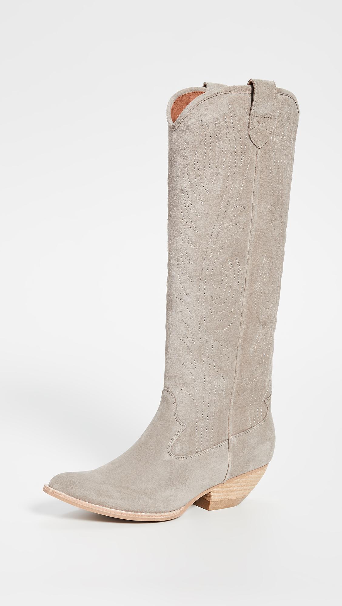 Jeffrey Campbell Leather Calvera Tall Western Boots - Lyst