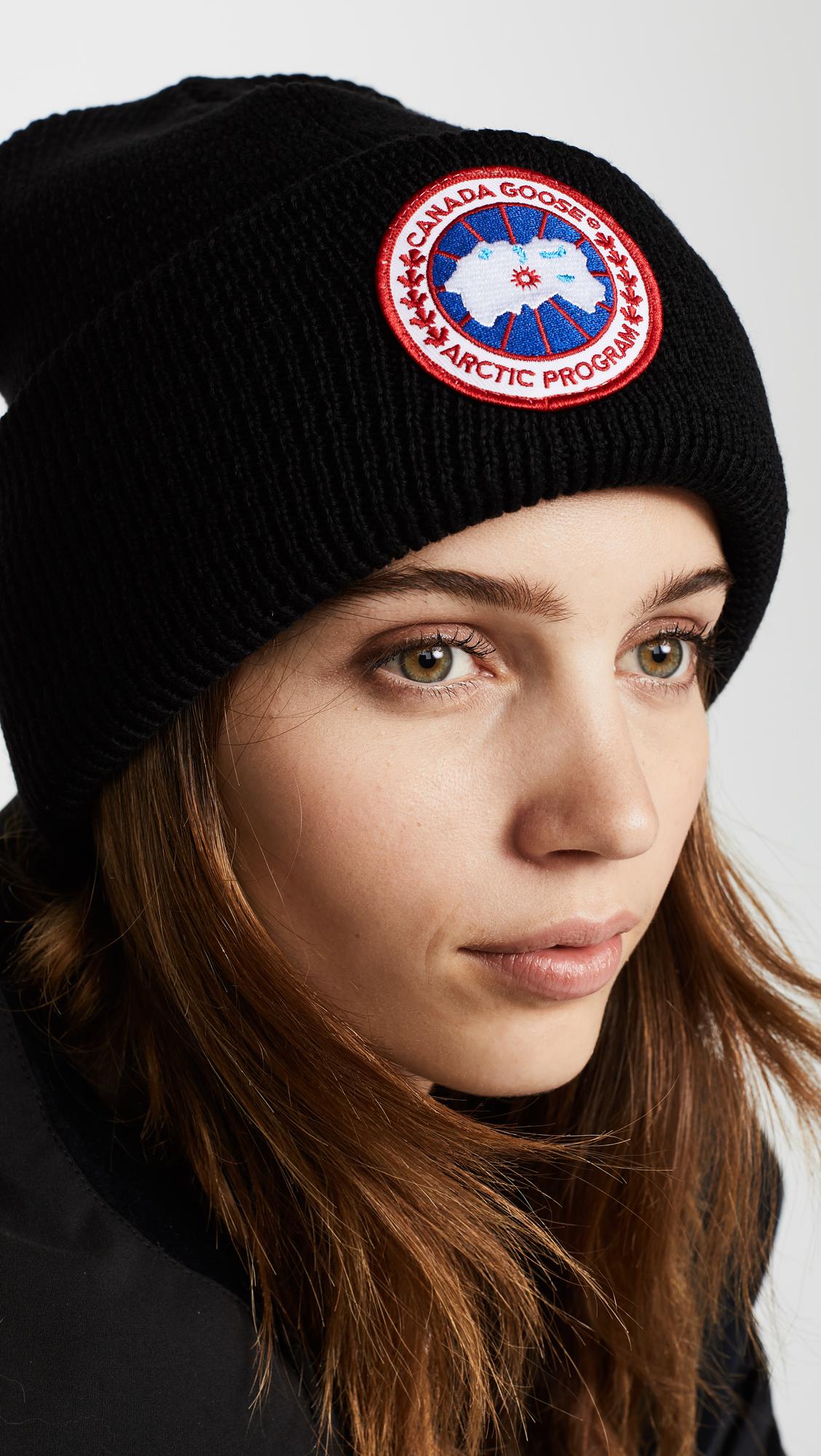 Lyst Canada Goose Arctic Disc Toque Hat in Black