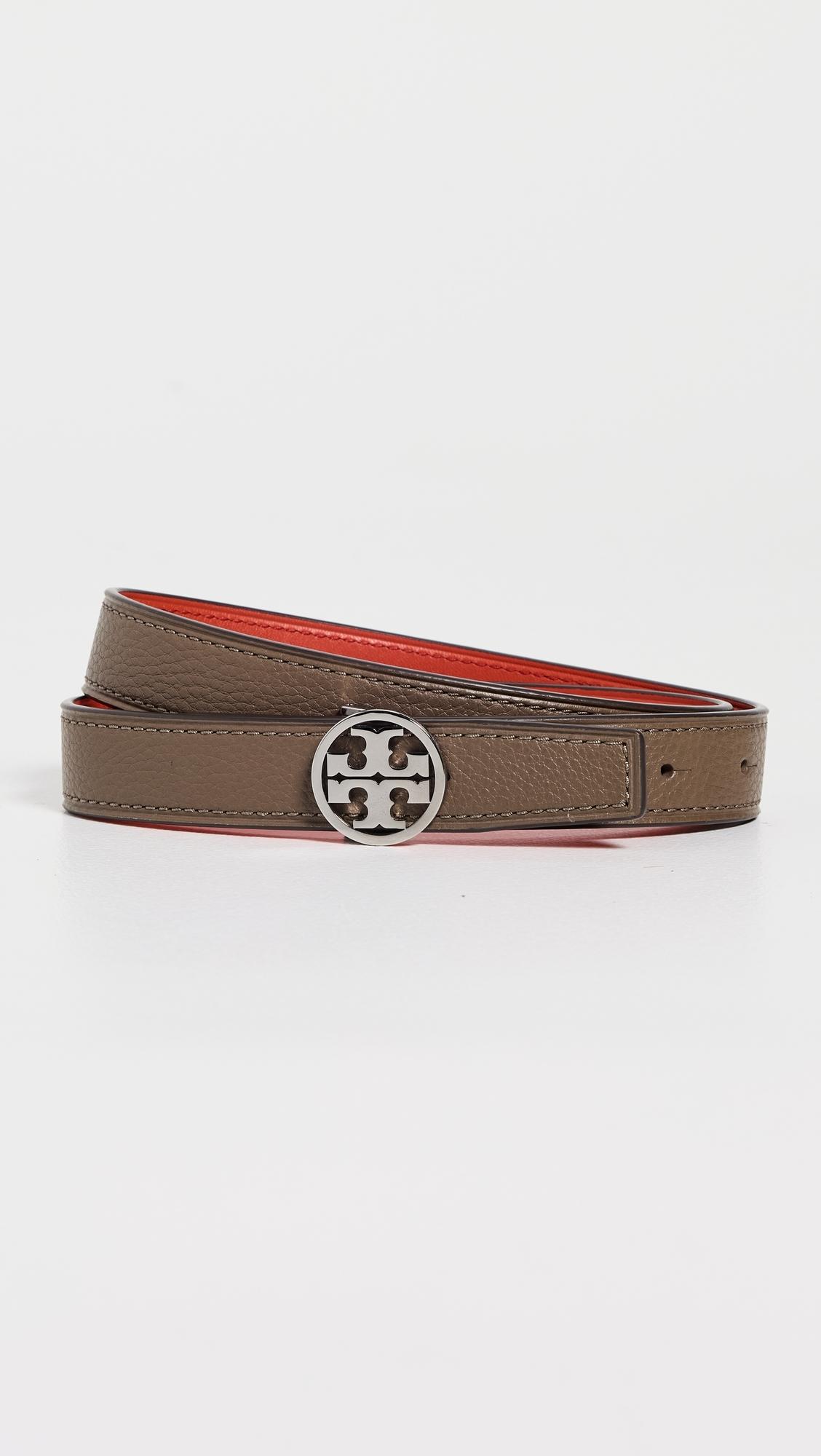 Designer Tory Burch Miller Reversible Belts for Women Up to 33