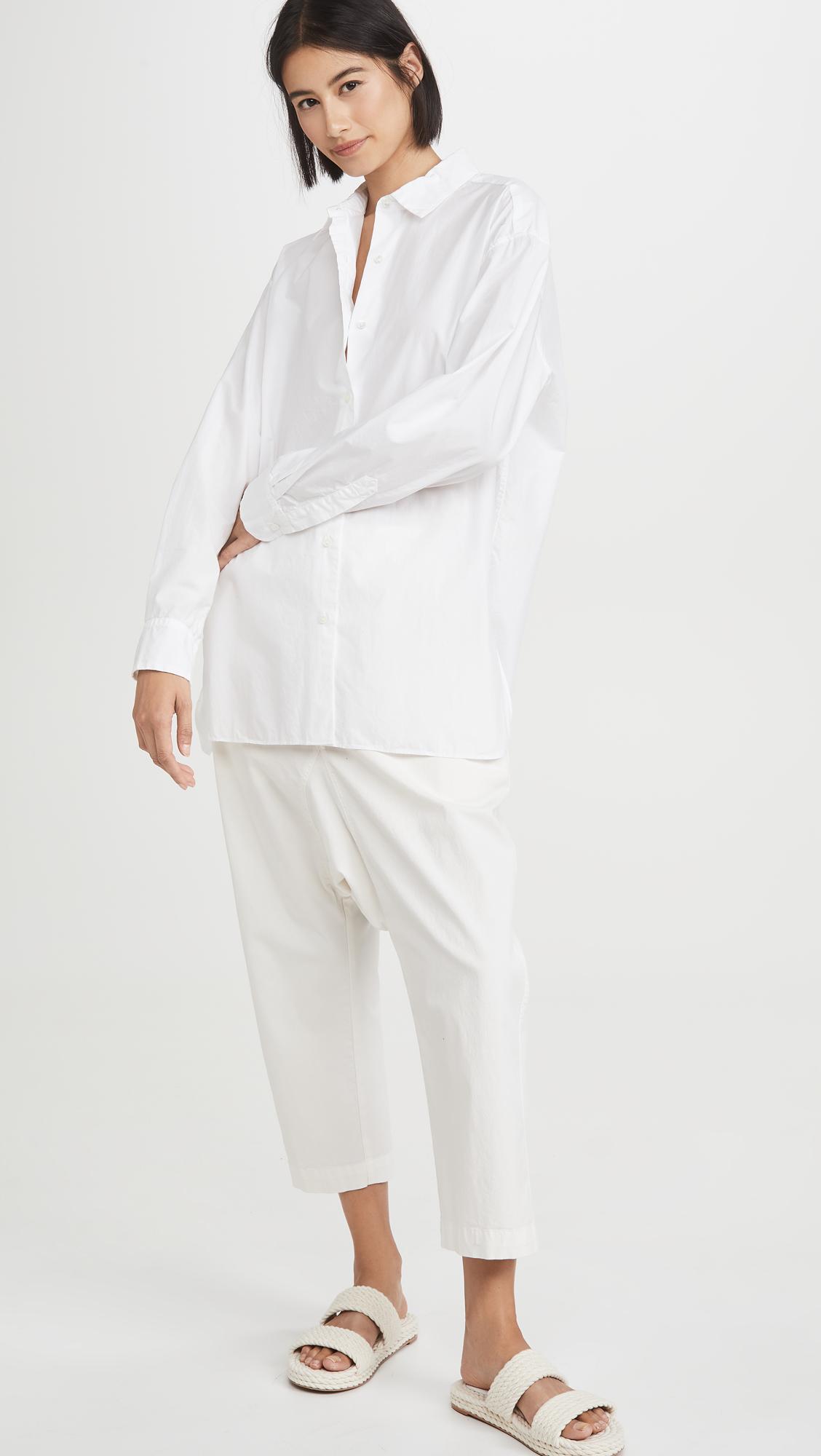 Nili Lotan Cotton Yorke Shirt in White - Lyst