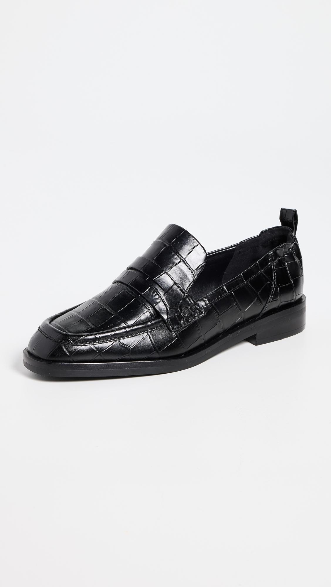 3.1 Phillip Lim Alexa Soft Penny Loafers in Black | Lyst