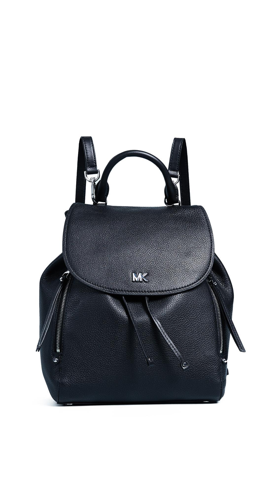 evie medium leather backpack